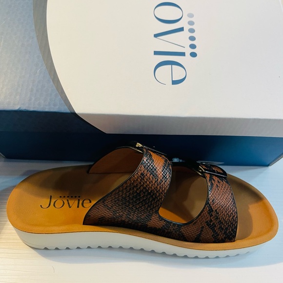 JOVIE SANDALS WITH DESIGNER ADJUSTABLE BUCKLE STRAPS - Picture 1 of 5